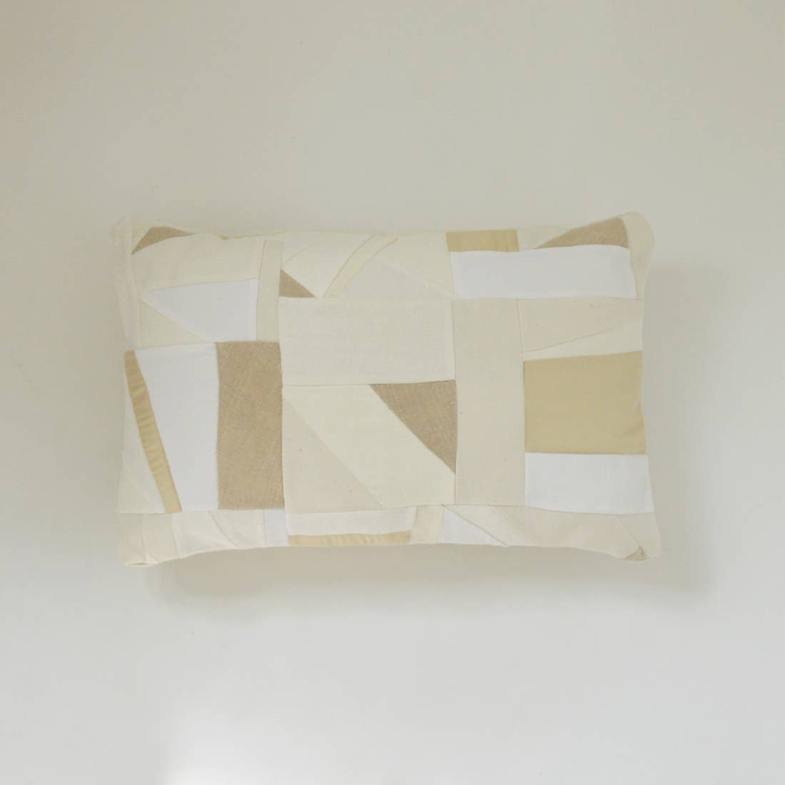 Upcycled Hemp Throw Pillow - Medium Rectangle